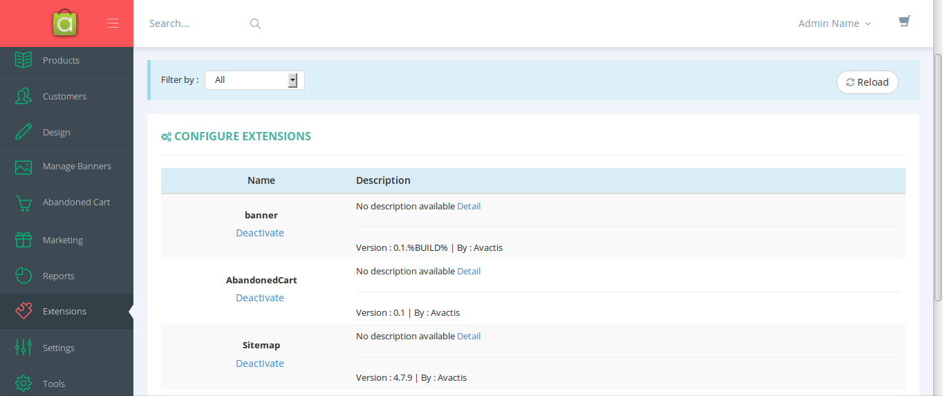 configuring avactis sitemap generator